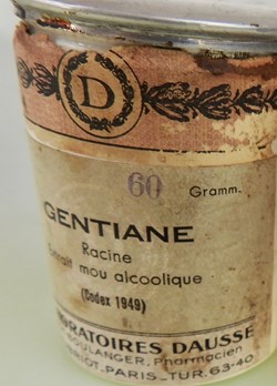 GENTIANE Racine Extrait mou alcoolique (Codex 1949)