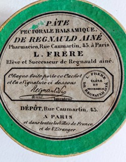 PÂTE PECTORALE BALSAMIQUE de Regnaud Ainé