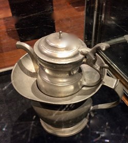 Tisannière d'Hôpital et son bain-marie