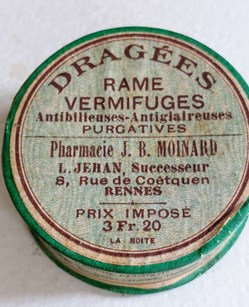 DRAGÉES RAME VERMIFUGES J. B. Moinard