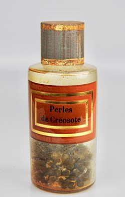 Flacon en verre petit modèle Pharmacie RAVASSE
