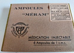 AMPOULES MÉRAM ( ACÉTYLCHOLINE)