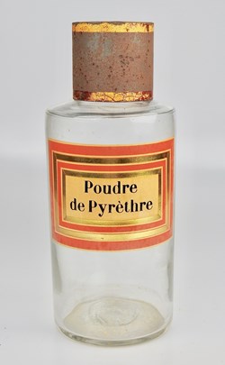 Flacon en verre Herboristerie moyen modèle Pharmacie RAVASSE