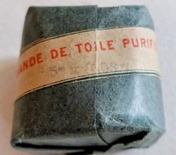 BANDE DE TOILE PURIFIÉE 5 M.