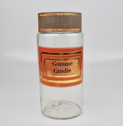 Flacon en verre Herboristerie grand modèle Pharmacie RAVASSE
