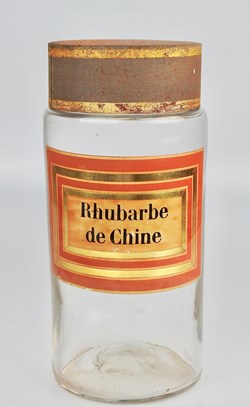 Flacon en verre Herboristerie grand modèle Pharmacie RAVASSE