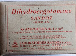 DIHYDROERGOTAMINE 6 ampoules Sandoz