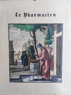 Gravure "Le PHARMACIEN"