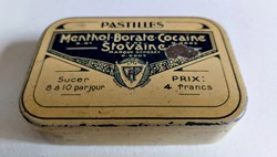 MENTHOL. BORATE. COCAÏNE. STOVAINE (Pastilles)