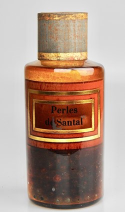 Flacon en verre petit modèle Pharmacie RAVASSE