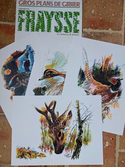 Lab. FRAYSSE / Affiches de Gibier