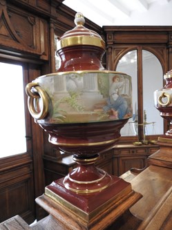 Pot de montre au comptoir