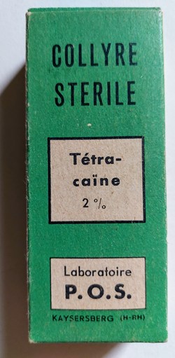 TÉTRACAÏNE 2% COLLYRE Laboratoires POS
