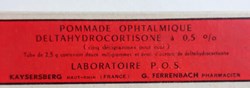 DELTAHYDROCORTISONE Pommade ophtalmologique