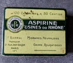 ASPIRINE " Usines du Rhône" ( comprimés)