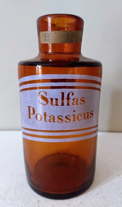 SULFAS POTASSICUS Flacon verre ambré