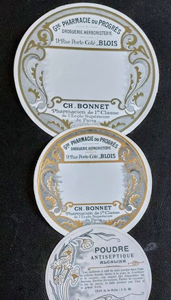 Phie Ch. BONNET / Étiquettes rondes