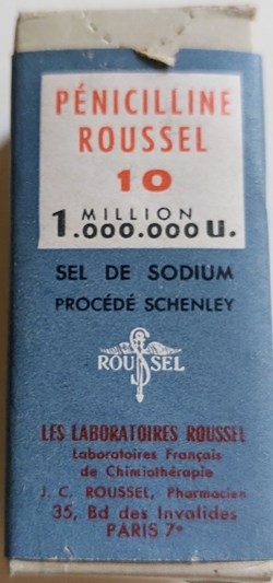 PÉNICILLINE " G" ROUSSEL 10 ( 1 million U.)