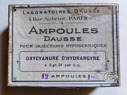 OXYCYANURE D'HYDRARGYRE 12 Ampoules DAUSSE