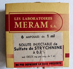 Sulfate de STRYCHNINE à 0.2 % / ampoules 1 ml