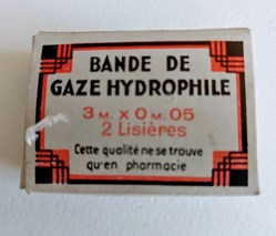 BANDE DE GAZE Hydrophile 3m* 0,5