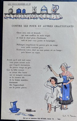 Lab. Paul - Métadier " Vieux Remèdes" no 13
