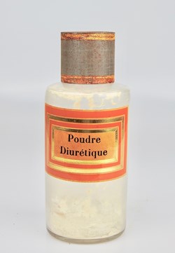 Flacon en verre petit modèle Pharmacie RAVASSE