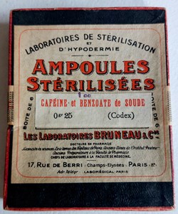 CAFÉINE et BENZOATE de SOUDE (Ampoules)