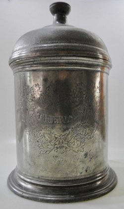 Paire de POTS de PHARMACIE : THERIACA