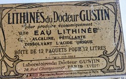 LITHINÉS DU DOCTEUR GUSTIN