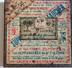 SUPPARGYRES du Dr Faucher / Suppositoires au Sulfate de Quinine 0. gr 20