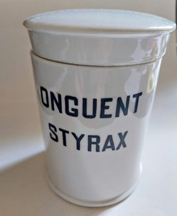 Onguent Styrax - Pot de Pharmacie