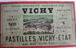 PASTILLES VICHY - ÉTAT ( CITRON) 500 GR.