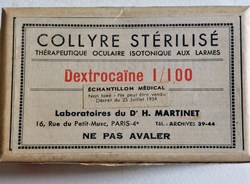 COLLYRE MARTINET DEXTROCAÏNE 1/100