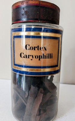 Flacon Herboristerie "Cortex Caryophilli"