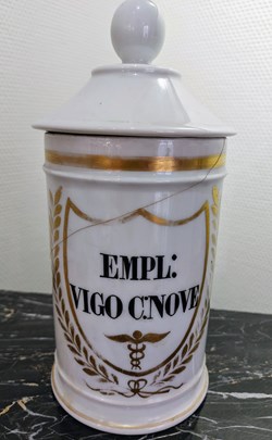 Pot faïence blanche EMPL: VIGO C:NOVE