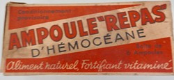 AMPOULES REPAS d'Hémocéane