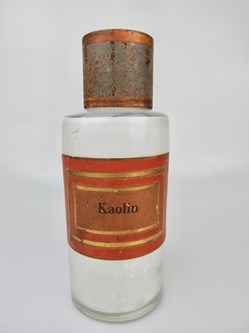 Flacon en verre petit modèle Pharmacie RAVASSE