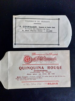 Phie du Progrès Blois / sachets de Pharmacie