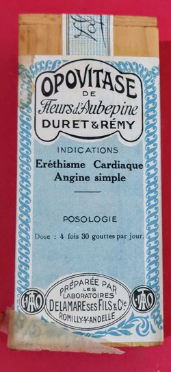 OPOVITASE de fleurs d'Aubepine Duret et Rémy
