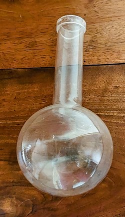 Ballon de laboratoire en verre à fond rond