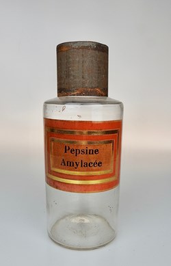Flacon en verre petit modèle Pharmacie RAVASSE