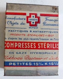 COMPRESSES Stériles 15cm* 15 cm