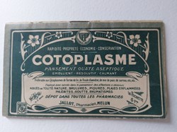 COTOPLASME carnet publicitaire