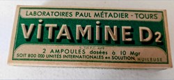 VITAMINE D2 / Ampoules P. Métadier