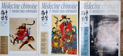 Médecine Chinoise et médecines orientales - revue trimestrielle n° 1,3 et 6 - Années 1992 et 1993