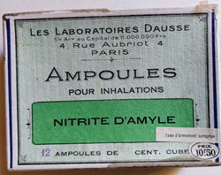 NITRITE D'AMYLE 12 Ampoules DAUSSE