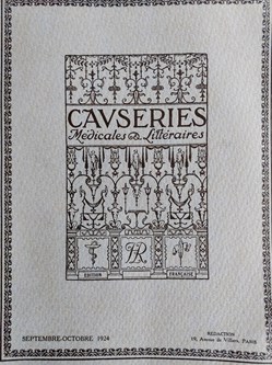 CAUSERIES 1924 Laboratoire ROGIER