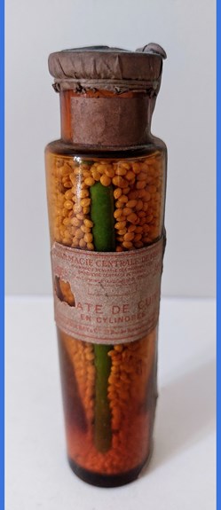 ... ATE DE CUIVRE en cylindres / Flacon verre ambré