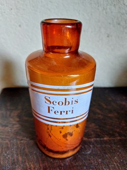 SN - Scobis Ferri bouteille verre ambré